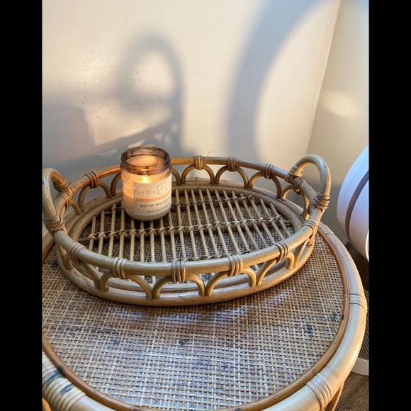 Other - Bamboo rattan tray